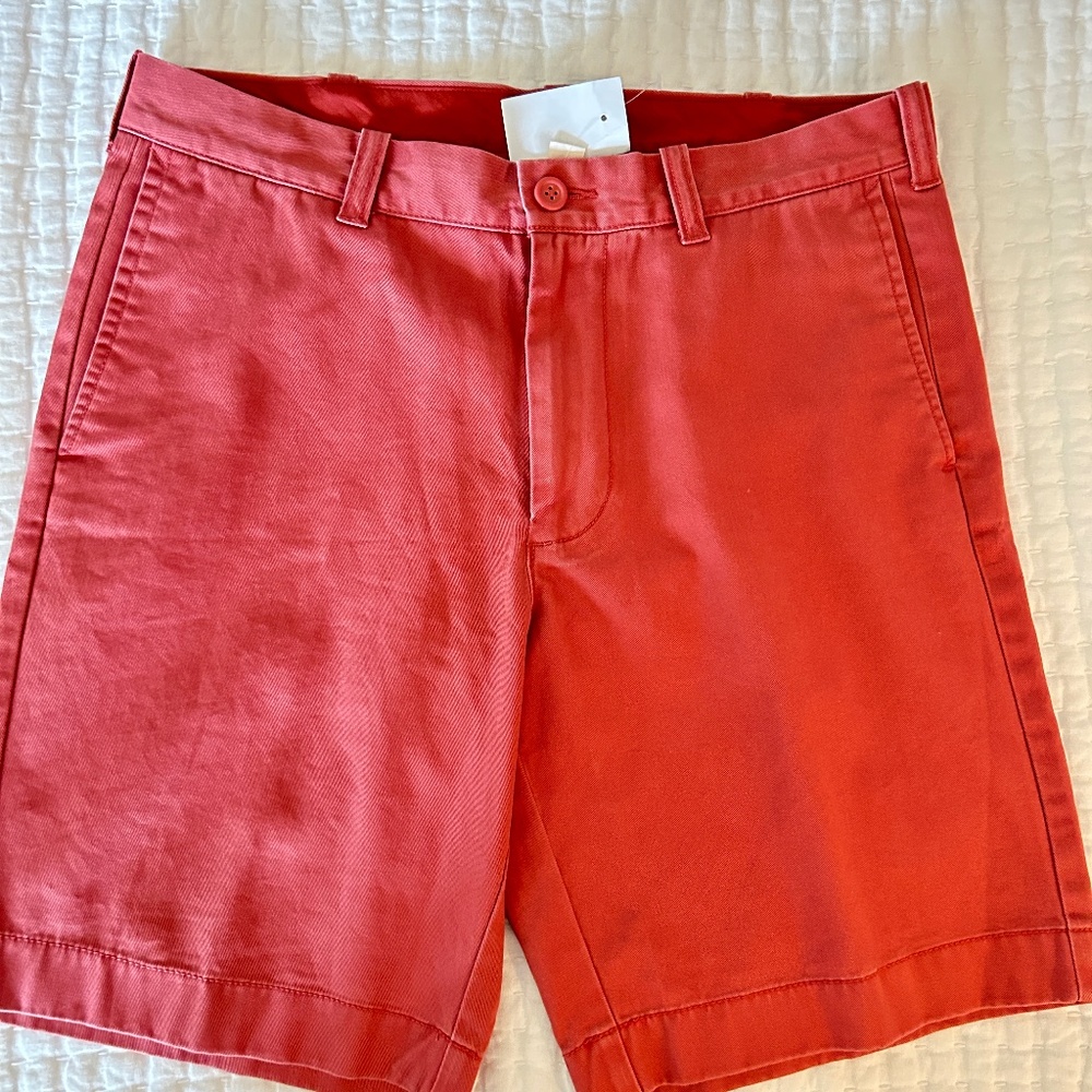 J CREW FLAT FRONT SHORTS 33 Waist